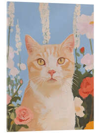 Acrylic print Garden Cat - Felipe Hora