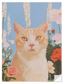 Wandsticker Gartenkatze - Felipe Hora