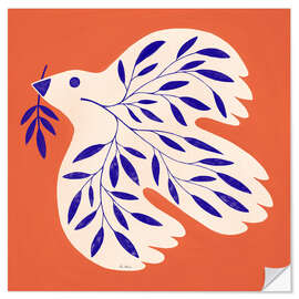 Sticker mural Dove of peace II - EL BUEN LIMÒN