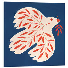 Acrylic print Dove of peace I - EL BUEN LIMÒN