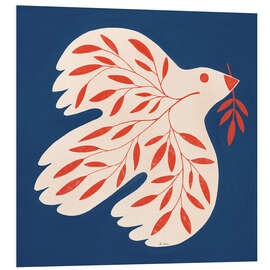 Foam board print Dove of peace I - EL BUEN LIMÒN