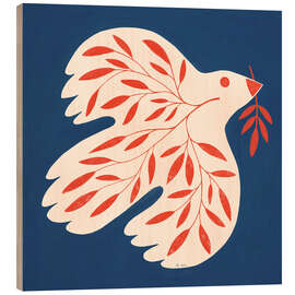 Trätavla Dove of peace I - EL BUEN LIMÒN