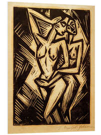 Hartschaumbild Tanzende, 1919