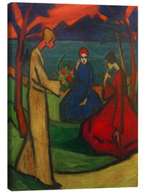 Leinwandbild Drei Frauen (Trio) - Erma Bossi, 1910