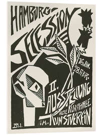 Acrylglasbild Hamburg Secession II. Ausstellung im Kunstverein Alte Kunsthalle - Dorothea Maetzel-Johannsen