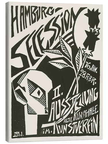 Leinwandbild Hamburg Secession II. Ausstellung im Kunstverein Alte Kunsthalle