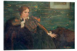 Acrylglas print Portrait of Hedwig Lachmann, 1917