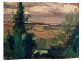 Acrylic print Landscape on the Oise - Maria Slavona