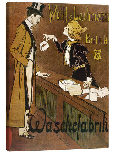Canvas print Wolff and Lachmann Berlin, Wäschefabrik