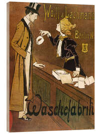 Holzbild Wolff und Lachmann Berlin, Wäschefabrik - Julie Wolfthorn