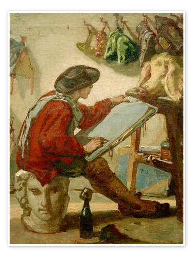 Poster Ein Realist, 1865