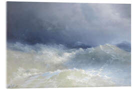 Acrylic print Among the Waves, 1898 - Ivan Konstantinovich Aivazovsky