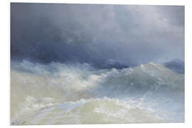 Hartschaumbild Zwischen den Wellen, 1898