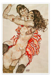 Taulu Two Women Embracing, 1915 - Egon Schiele