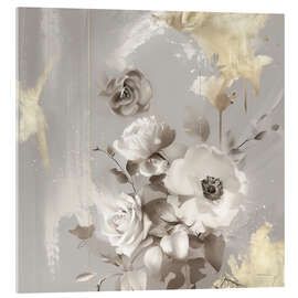 Acrylic print Goldleaf Bloom - Bella Eve