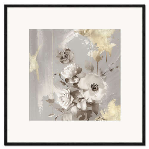 Framed art print Goldleaf Bloom