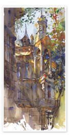 Wall print Streetscapes - Samira Yanushkova