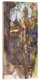 Tableau en bois Streetscapes - Samira Yanushkova