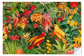 Selvklebende plakat Tropical Summer Night