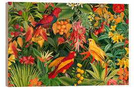 Hout print Tropical Summer Night