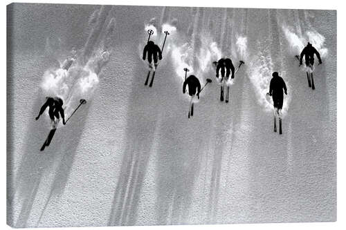 Canvas print Skiers, 1922
