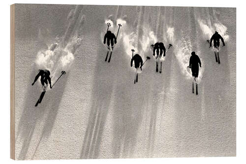 Obraz na drewnie Skiers, 1922
