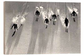 Obraz na drewnie Skiers, 1922