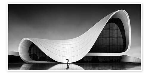Póster Heydar Aliyev Center, Baku, Azerbaijan