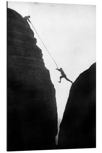 Aluminium print Mountaineer, ca. 1930