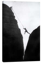 Canvas print Mountaineer, ca. 1930