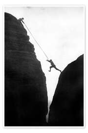 Wandbild Bergsteiger, ca. 1930