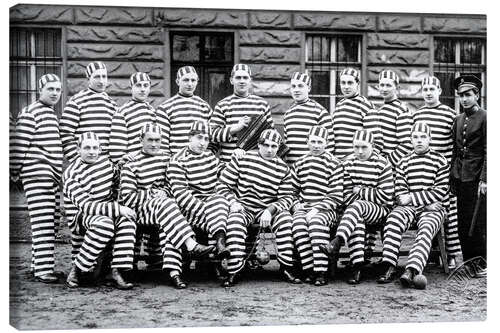 Leinwandbild Sträflinge, ca. 1917