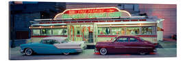 Gallery Print Diner mit Oldtimern in St. Paul, Minneapolis