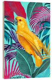 Quadro de madeira In the Jungle Garden II - Andrea Haase