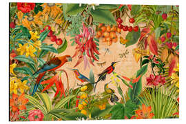 Aluminiumsbilde Tropical Summer Garden Fruits