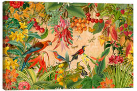 Canvastavla Tropical Summer Garden Fruits