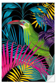 Selvklæbende plakat In the Jungle Garden III