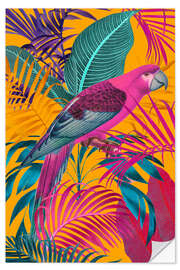 Selvklæbende plakat In the Jungle Garden I