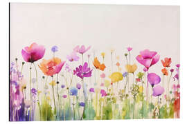 Aluminium print Summer meadow