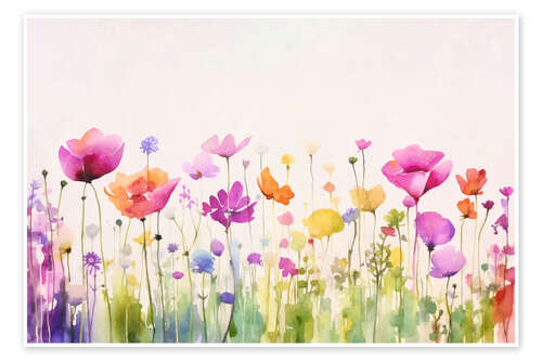 Poster Sommerwiese