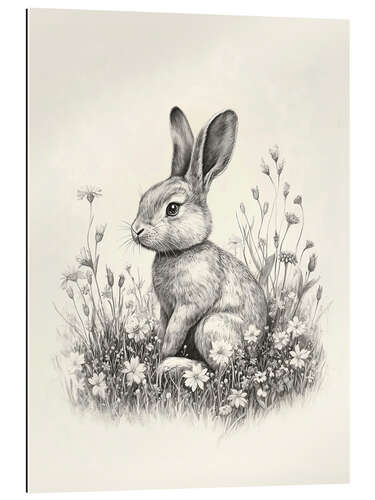 Gallery print Vintage Easter Bunny Sketch