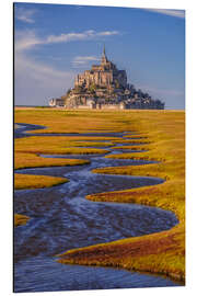Aluminium print World Heritage Site Mont Saint Michel - Achim Thomae
