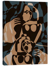 Tableau sur toile Subtle Ties I - Shatha Dafai