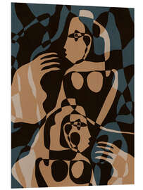 Hartschaumbild Subtile Bindungen I