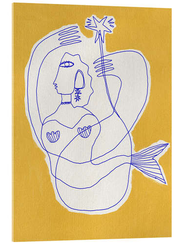 Cuadro de metacrilato Mermaid