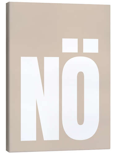 Canvas print NÖ, Beige