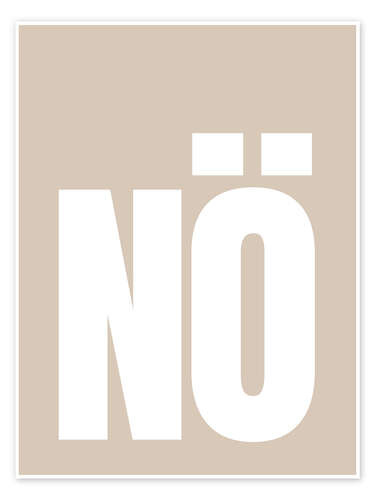 Poster NÖ, Beige