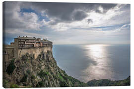 Canvastavla Orthodox monastery built on the cliff with sea view - George Pachantouris