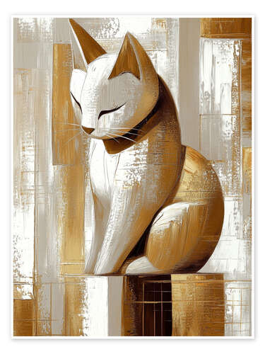 Poster Golden Kitty