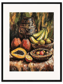 Innrammet kunsttrykk African still life